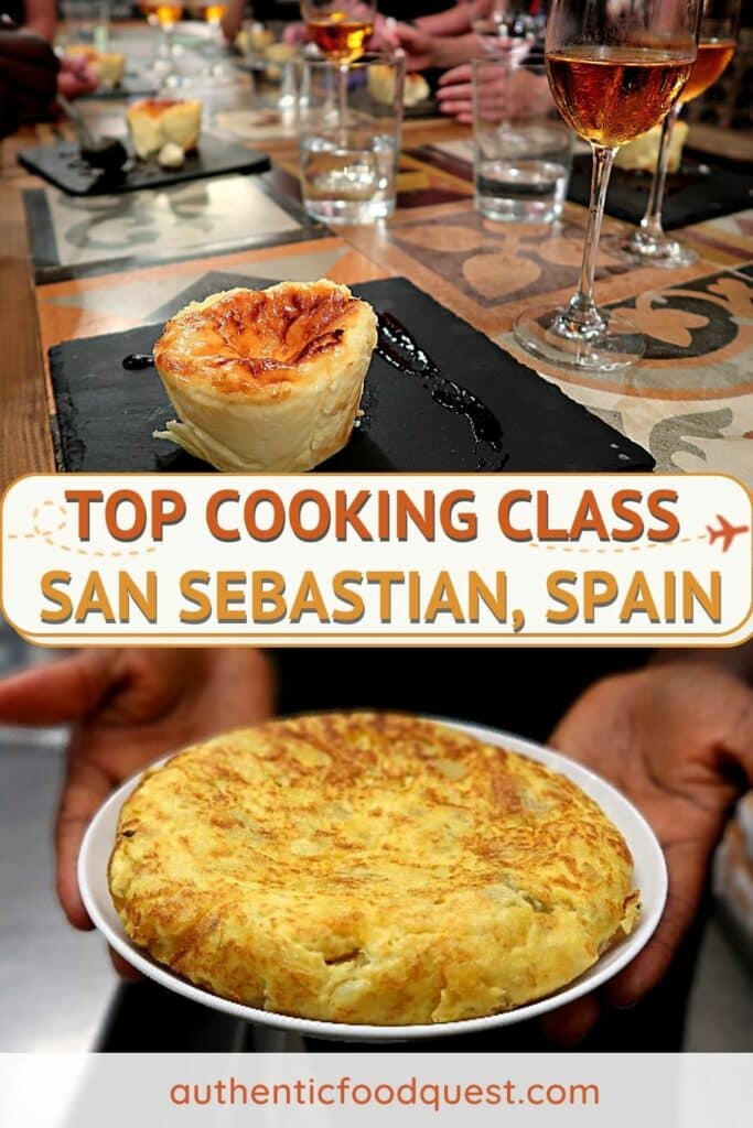 Pinterest San Sebastian Cooking School by Authentic Food Quest