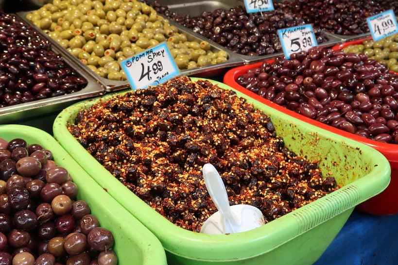 Athens Olive Market by Authentic Food Quest
