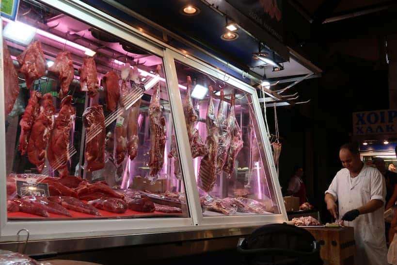 Meat Stand Athens Meat Market by Authentic Food Quest