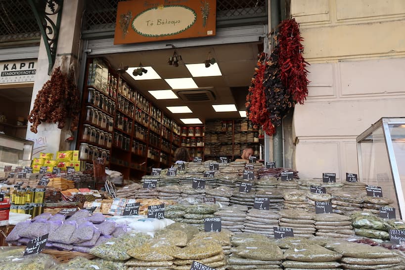 Spices Athens Central Market by Authentic Food Quest
