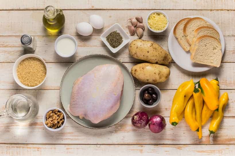 Aji De Gallina Ingredients by Authentic Food Quest