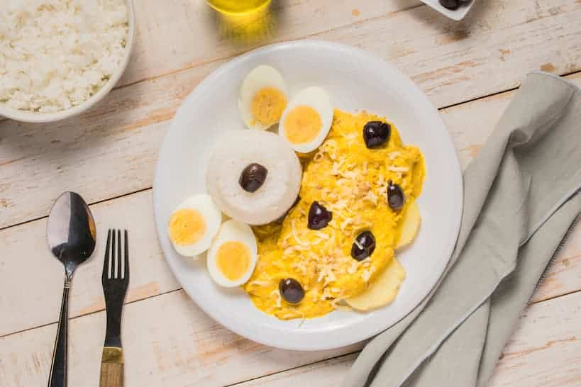 How To Serve Aji De Gallina Peru by Authentic Food Quest