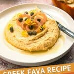 Greek Fava Recipe From Santorini by Authentic Food Quest