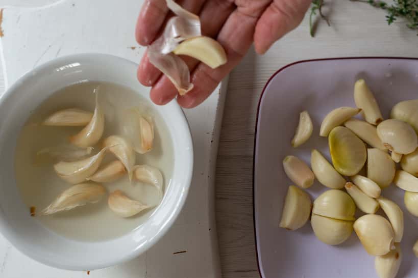 Peeling Garlic Garlic Confit Recipe by Authentic Food Quest