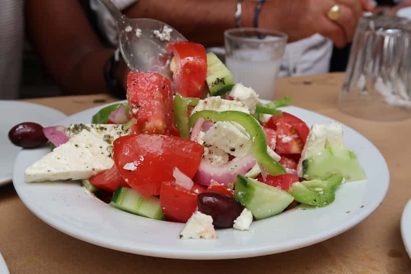 Iconic Greek Salad Cooking Vacations in Greece by Authentic Food Quest