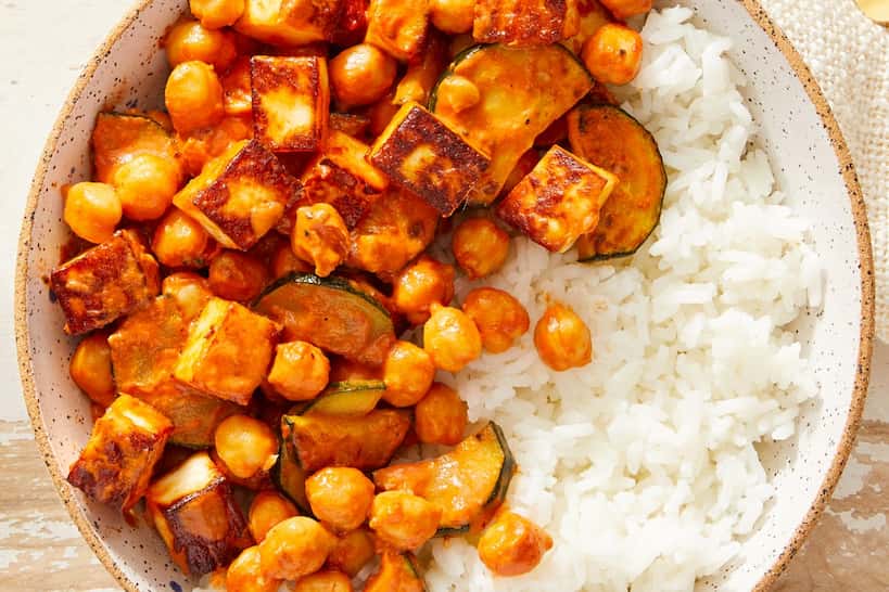 Indian Style Paneer Blue Apron by Authentic Food Quest