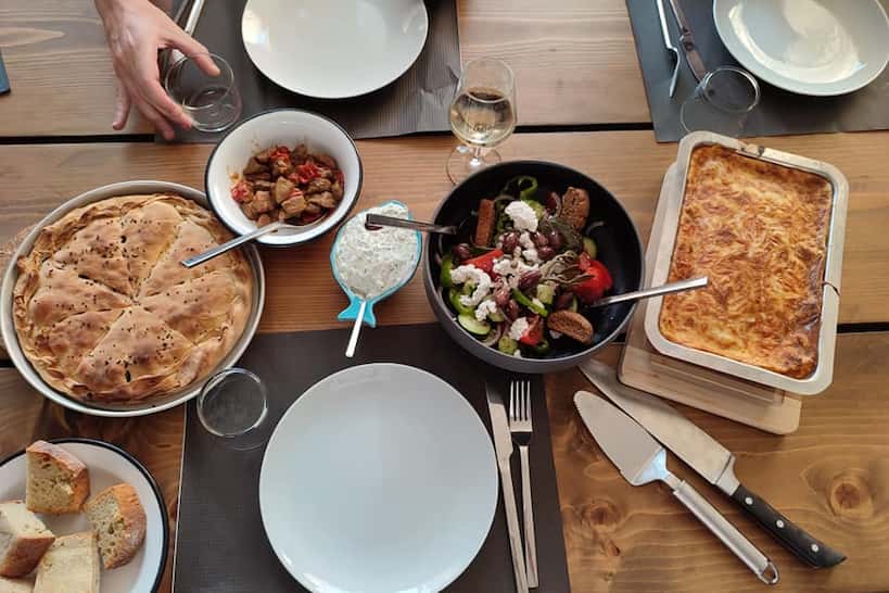 Lunch or Dinner Traditional Greek Cooking Class by Authentic Food Quest