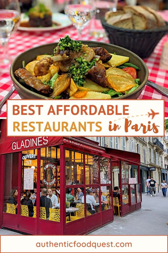 Affordable Restaurants Paris by Authentic Food Quest