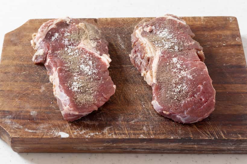 Raw Steaks Steak Frites Recipe by Authentic Food Quest