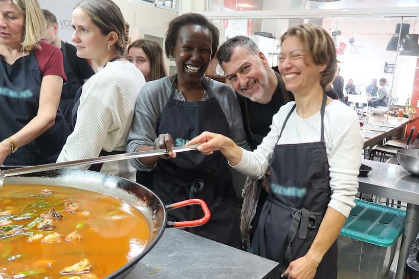 Rosemary Claire with Chef Cooking Classes Valencia Authentic Food Quest
