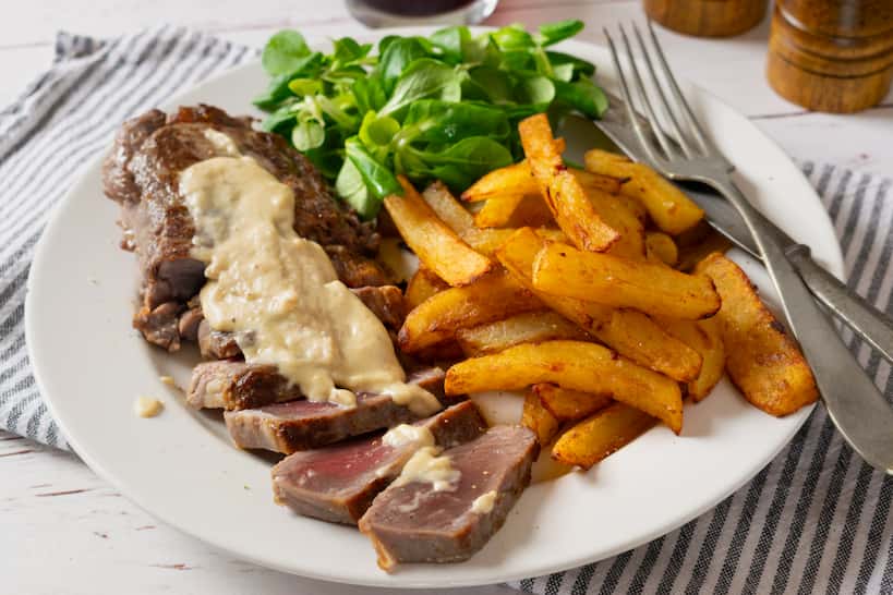 Steak Frites Dish by Authentic Food Quest