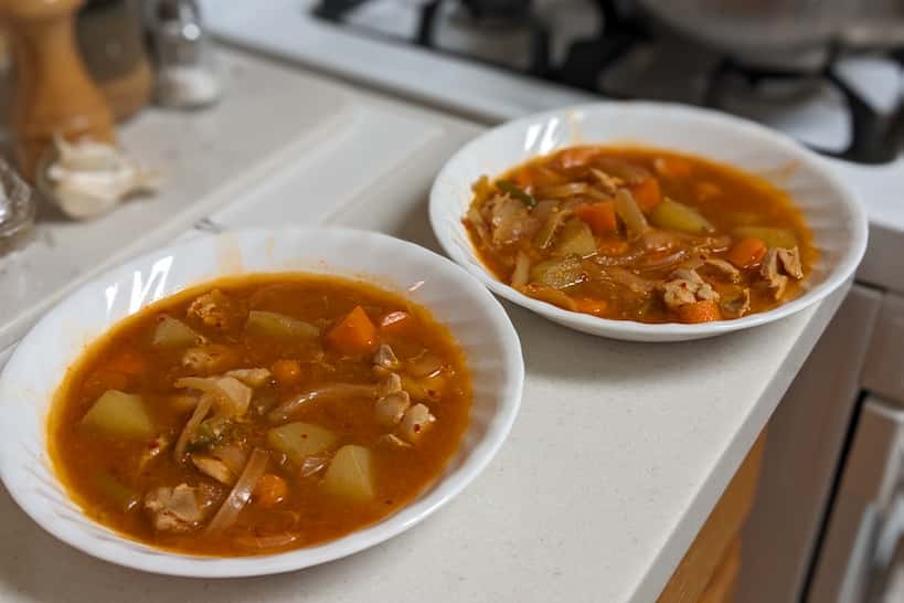 Korean Soup Meal Doo Food Review by Authentic Food Quest
