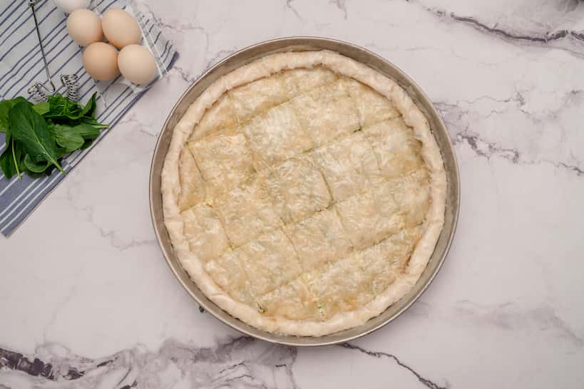 Fill Spinach Pie by Authentic Food Quest