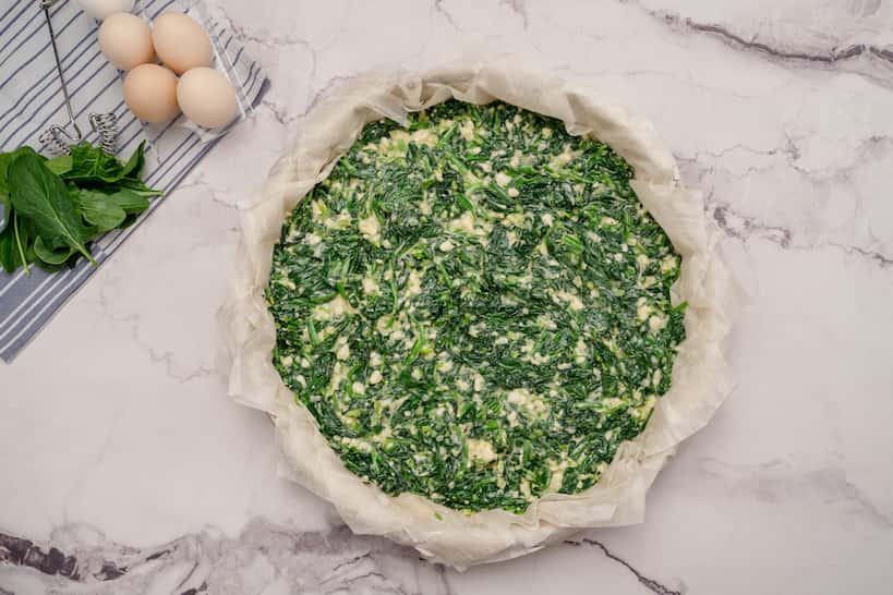 Fill Spinach Pie by Authentic Food Quest