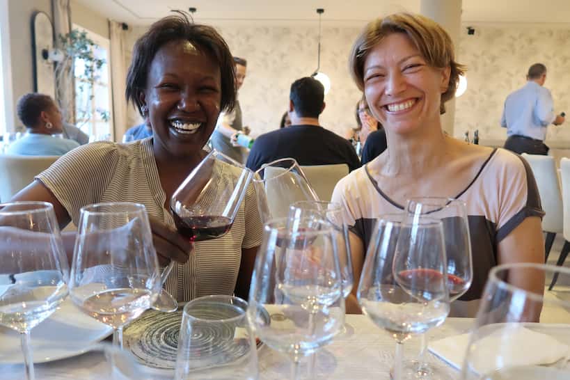 Rosemary and Claire Athens Wine Tasting by Authentic Food Quest