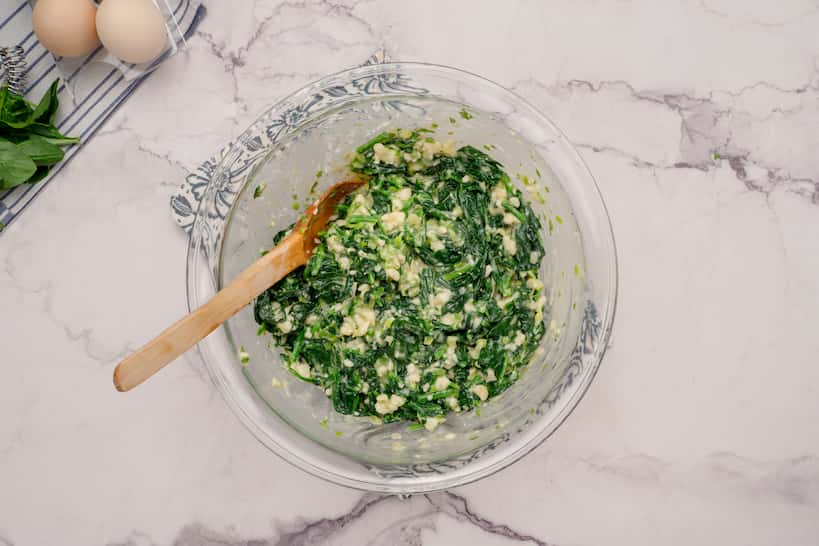 Tasty Filling for Spanakopita Recipe by Authentic Food Quest