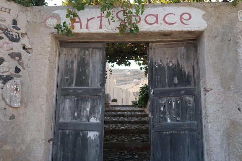 Art Space Santorini Wineries Tours by Authentic Food Quest