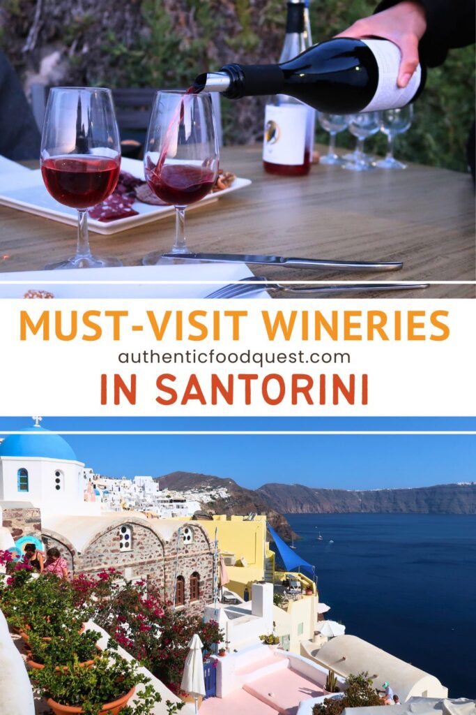 Pinterest Authentic Food Quest Winery Tour Santorini