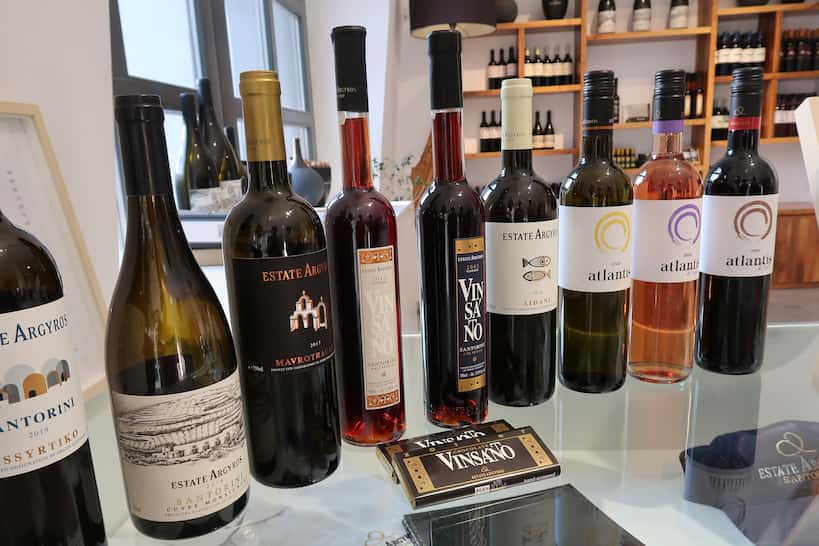 Santorini Wines Santorini Wineries Tours by Authentic Food Quest