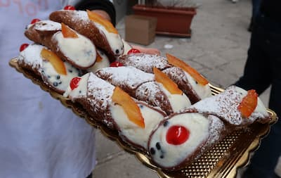 Sicilian Cannoli on a cooking vacation in Palermo with Authentic Food Quest