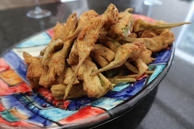 Learn to make artichoke  Sicily cooking vacation with Authentic Food Quest